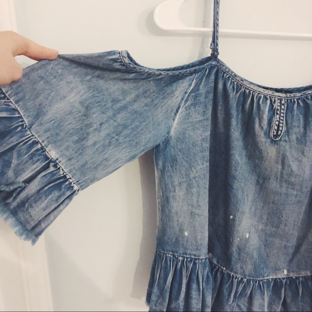 Denim Cold-shoulder 💋 - Picture 4 of 4